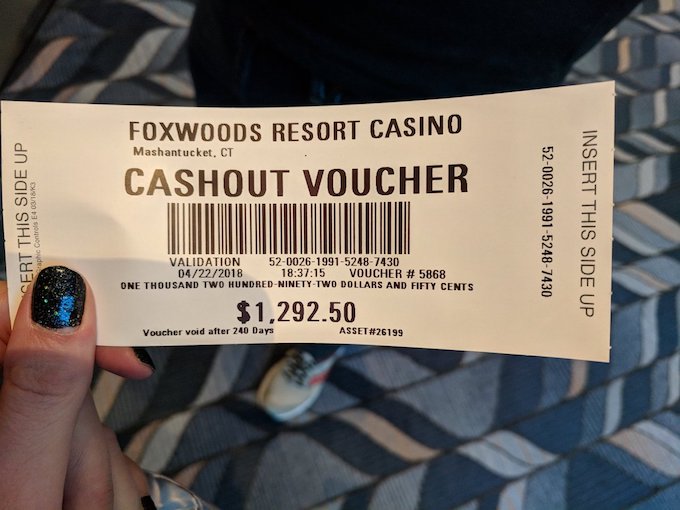 Foxwoods Casino Payouts